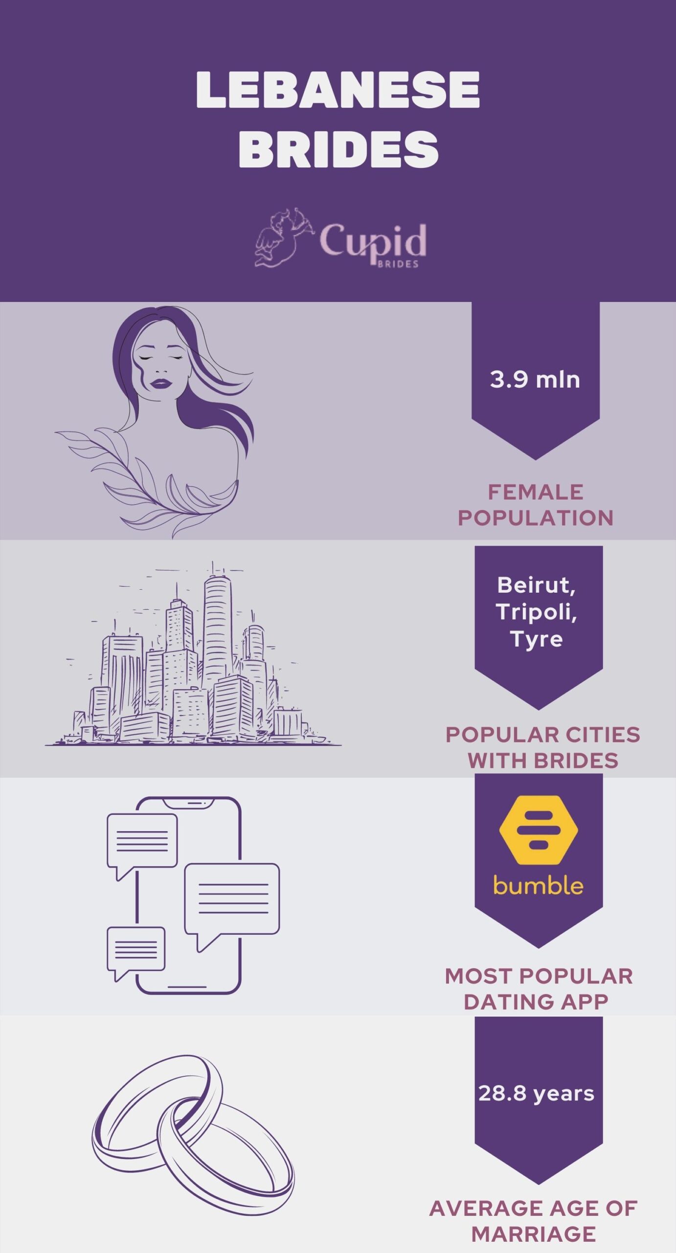 lebanese brides infographics